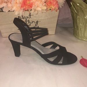 Impo Textile Peek Toe 3” heels